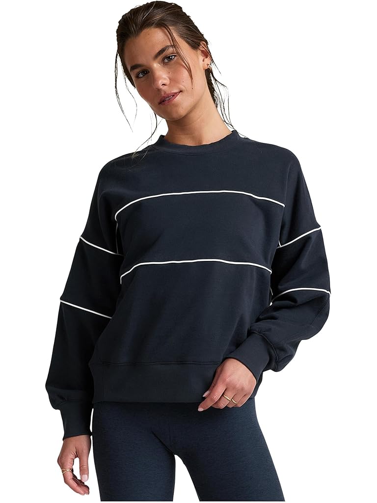 Navy Beyond Yoga Luxefleece Piper Oversized Sweatshirt