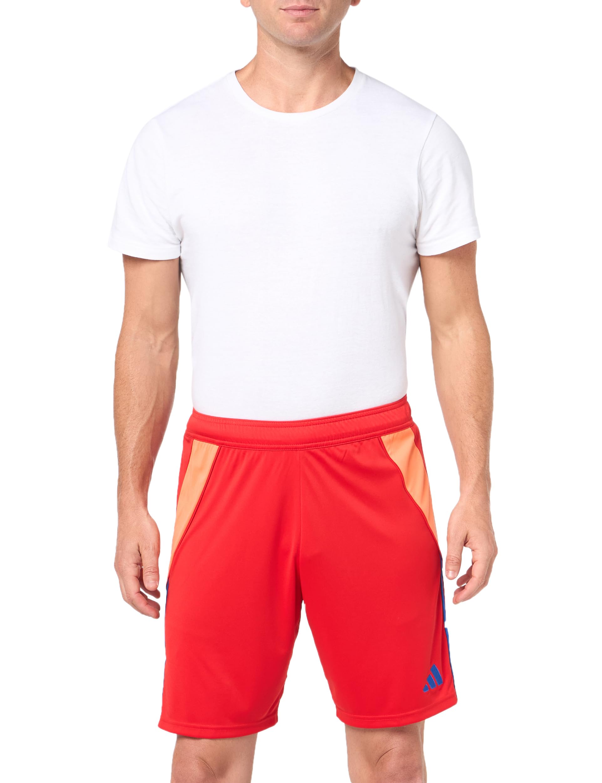 adidas Men's Tiro 24 Shorts, Red/Team Royal Blue