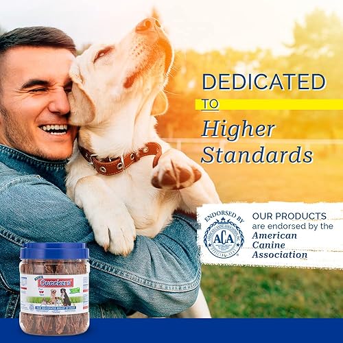 Miniatura 7 de PCI Pet Center Inc. Quackers - Golosinas crudas deshidratadas para perros, contenedor de 1 libra
