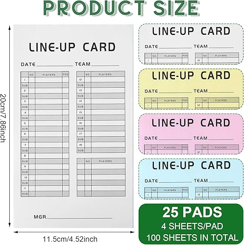 Miniatura 3 de Juego de tablero magnético de béisbol con 100 hojas de alineación de tarjetas, 80 pestañas de alineación, 2 ganchos a presión, 2 marcadores de