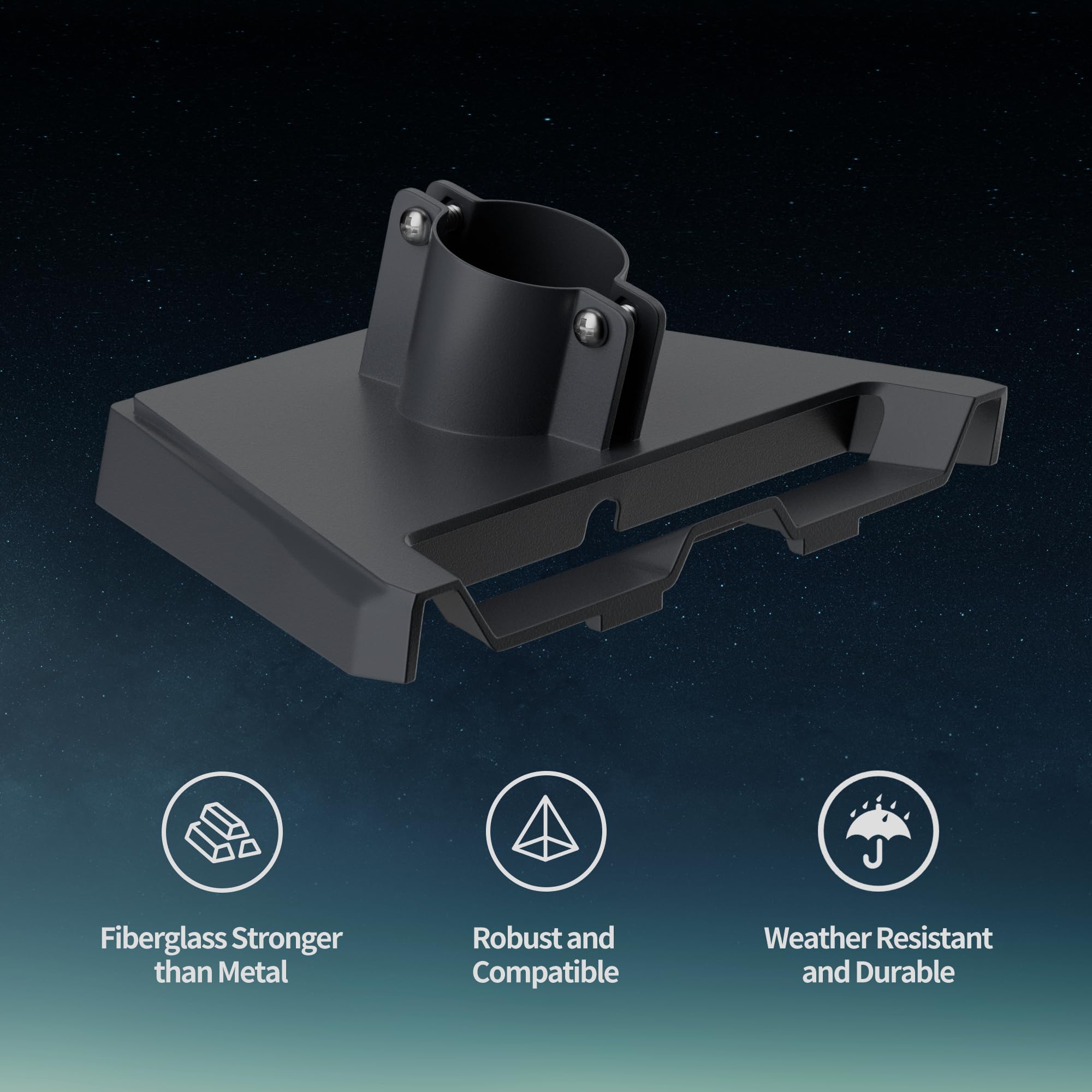 for Starlink Gen 3 Mount, Pole Mount for Starlink Gen3/V3 RV and Roof Pipe Adapter for V3 Starlink Standard Dish Kickstand