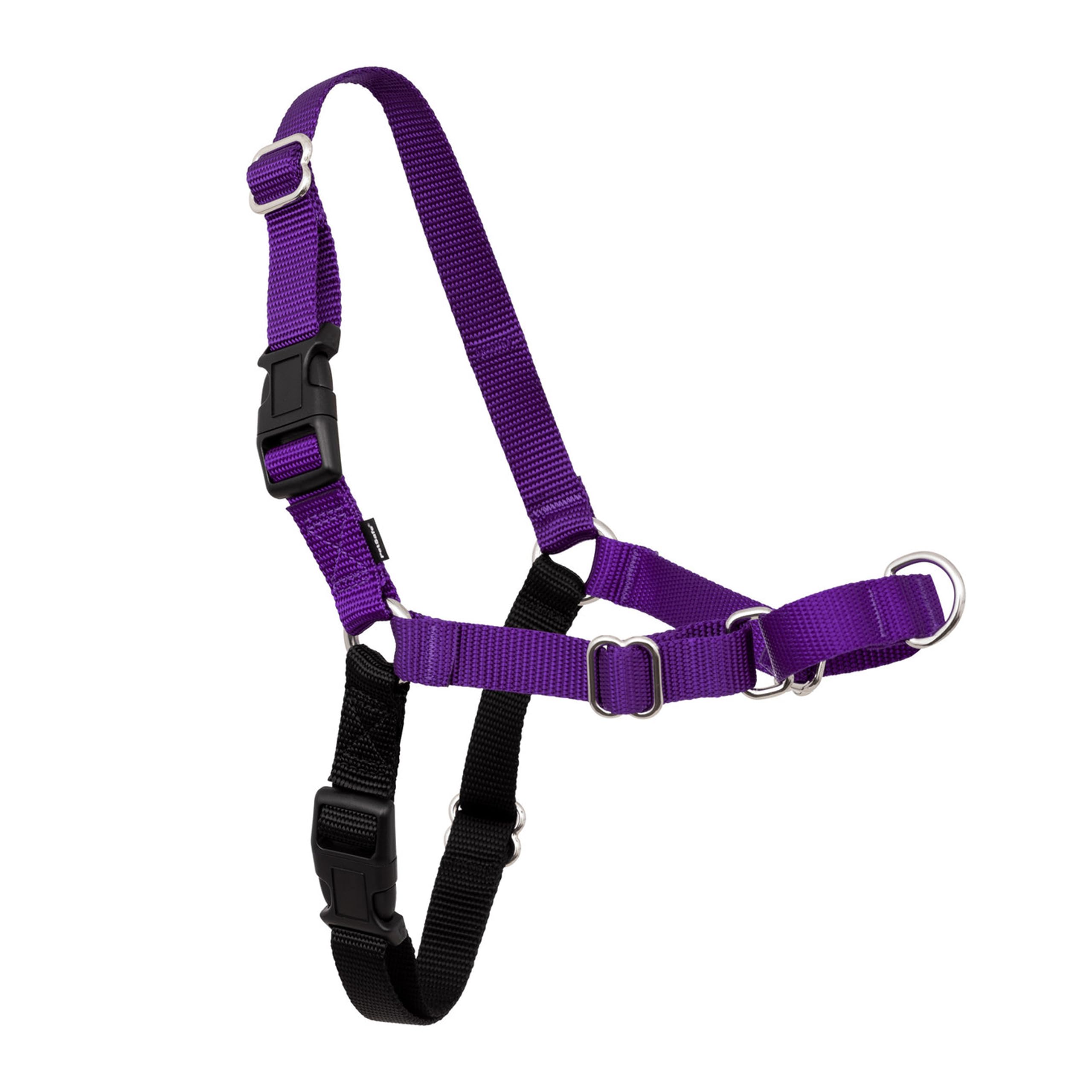 PetSafe Easy Walk No-Pull Dog Harness - The Ultimate Harness to Help Stop Pulling - Take Control & Teach Better Leash Manners - Helps Prevent Pets Pulling on Walks - Large, Deep Purple/Black