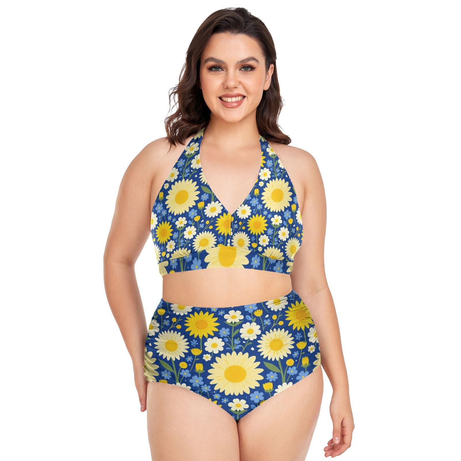 FRODOTGV Trajes de baño femeninos de talla grande L-4XL