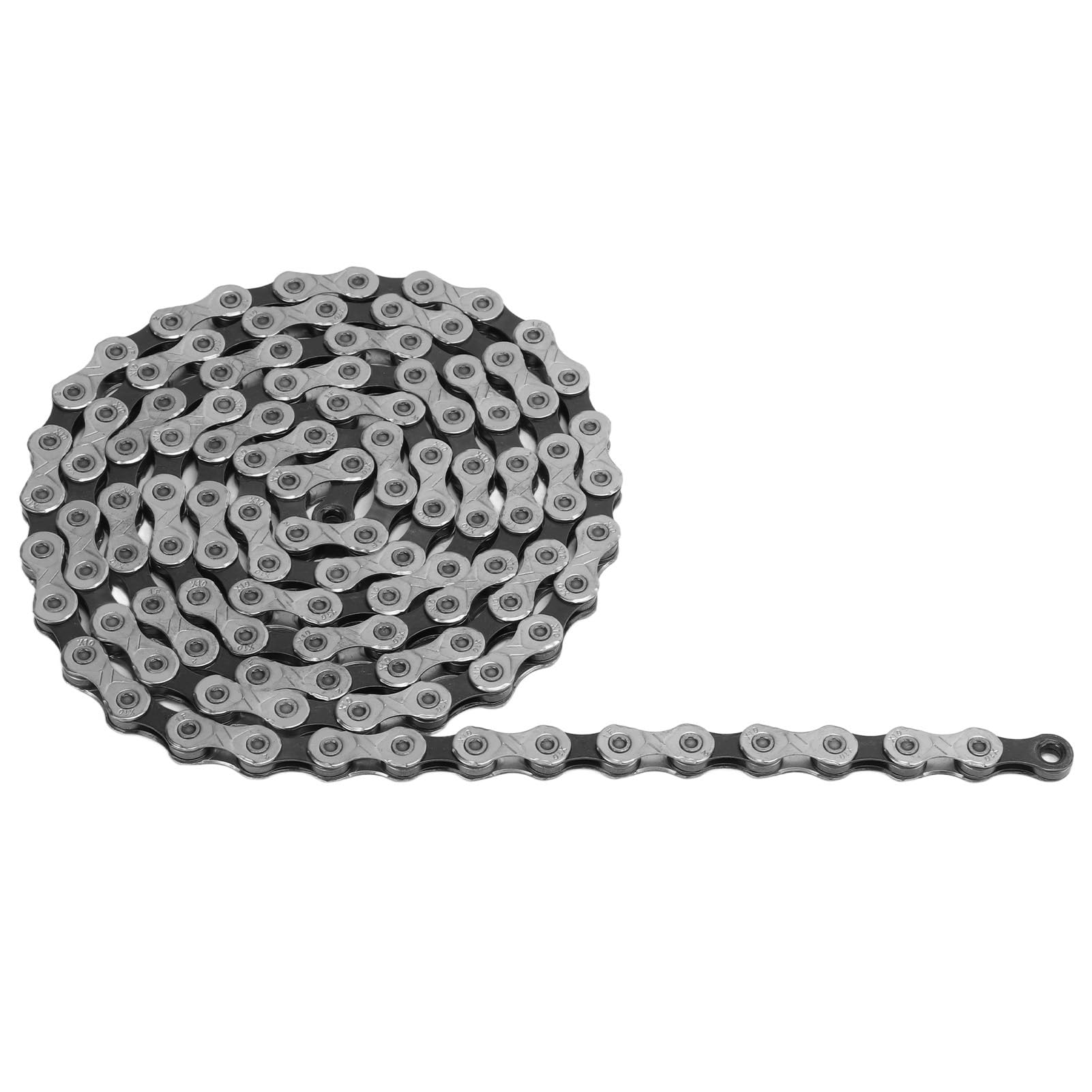 Cadena de bicicleta de 10 velocidades Cadenas de bicicleta duraderas de acero de aleación de primera calidad de bajo ruido para bicicletas de montaña de carretera 116 eslabones
