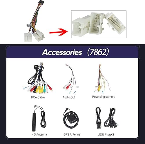 Miniatura 7 de Radio estéreo para automóvil, pantalla táctil de 9 pulgadas, navegación GPS para Toyota Fortuner 2 2015-2020, unidad principal compatible con salida