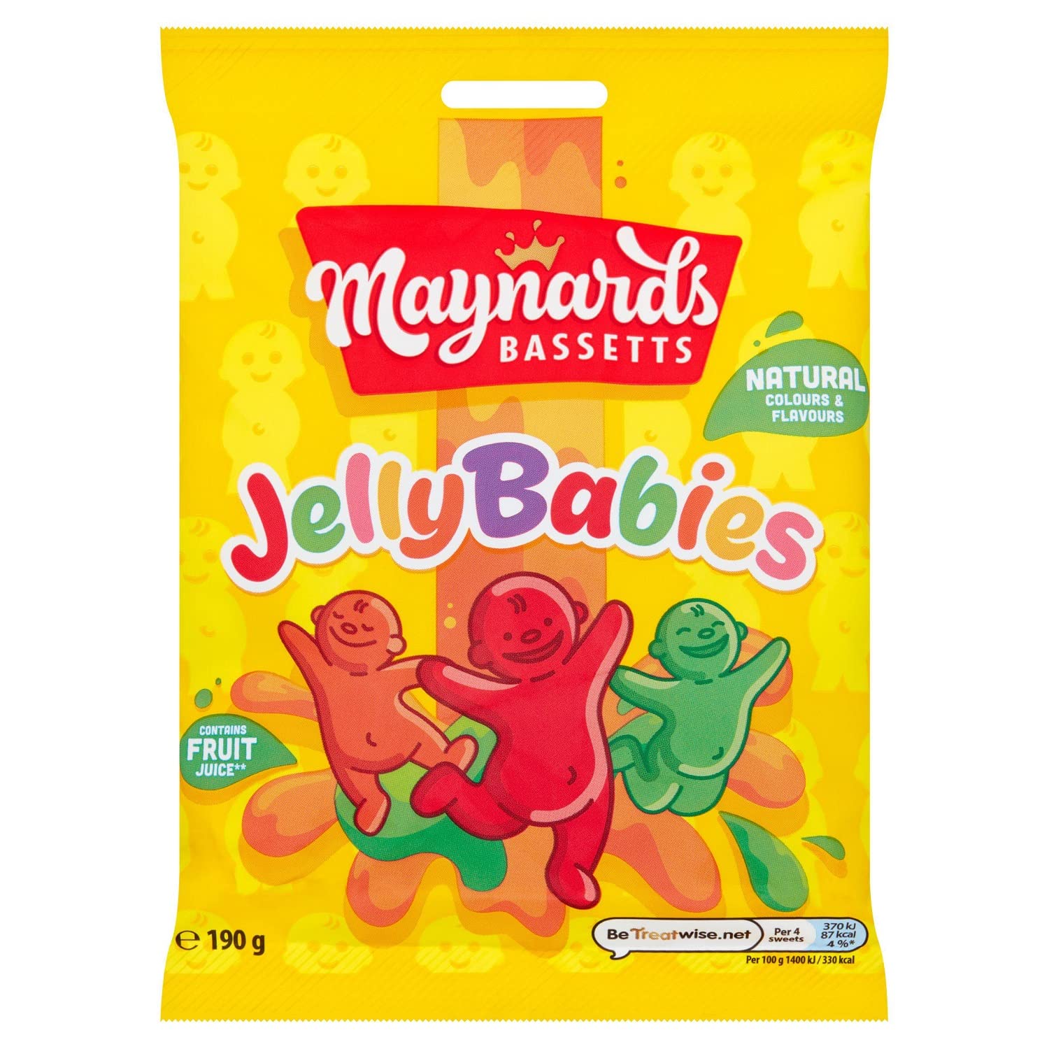 Bassetts Jelly Babies 165g (Pack of 6)