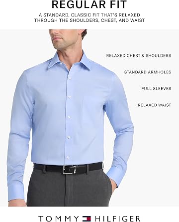 Tommy Hilfiger Adaptive Men's Short Sleeve Button-Down Shirt