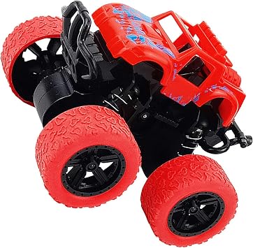Off Road Car Toy Plastic Stunt Car Off-Road Vehicle Model Dual Inertia Kids RC Stunt Car Drift Car 4 Wheel Drive Off Road Vehicle RC Specialty Vehicle Red
