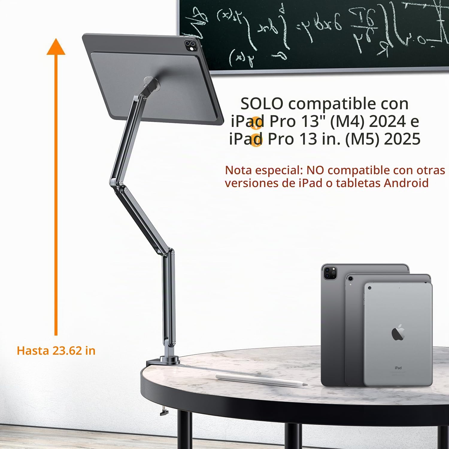 Amazon.com: KU XIU Soporte de Brazo Magnético Solo para iPad Pro