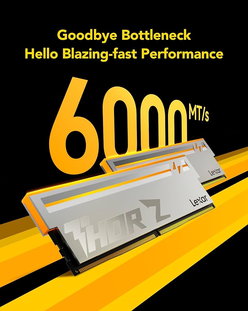 Amazon.co.jp: Lexar Thor Zシリーズ RGB DDR5 RAM 32GB キット