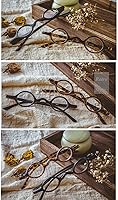 Vista 5 de Small Round Retro Reading Glasses Mens Womens Spring Hinge Readers (Two pairs/Leopard + Black, 1.50)