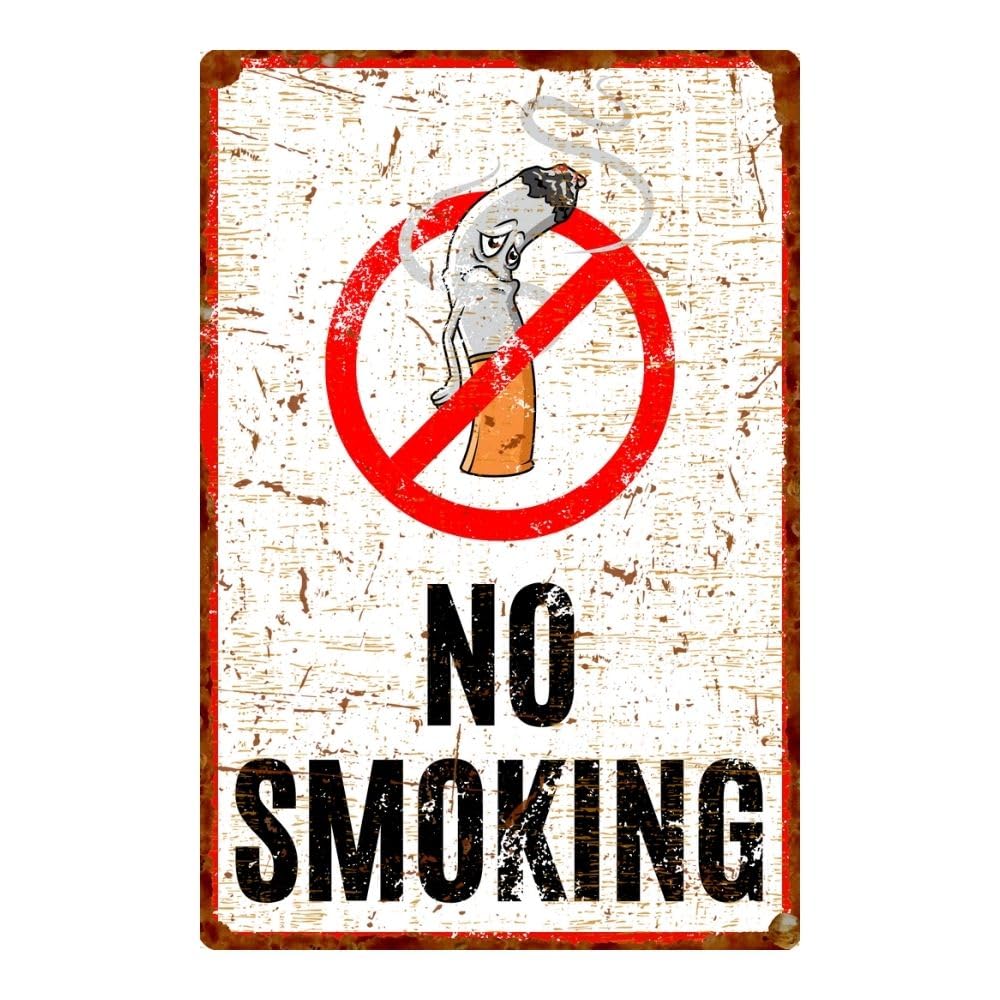 送料無料メイドUS・アンティーク看板・1963年製 NO SMOKING サイン Amazon.com: Vintage Style No Smoking Aluminum Sign, Retro Design