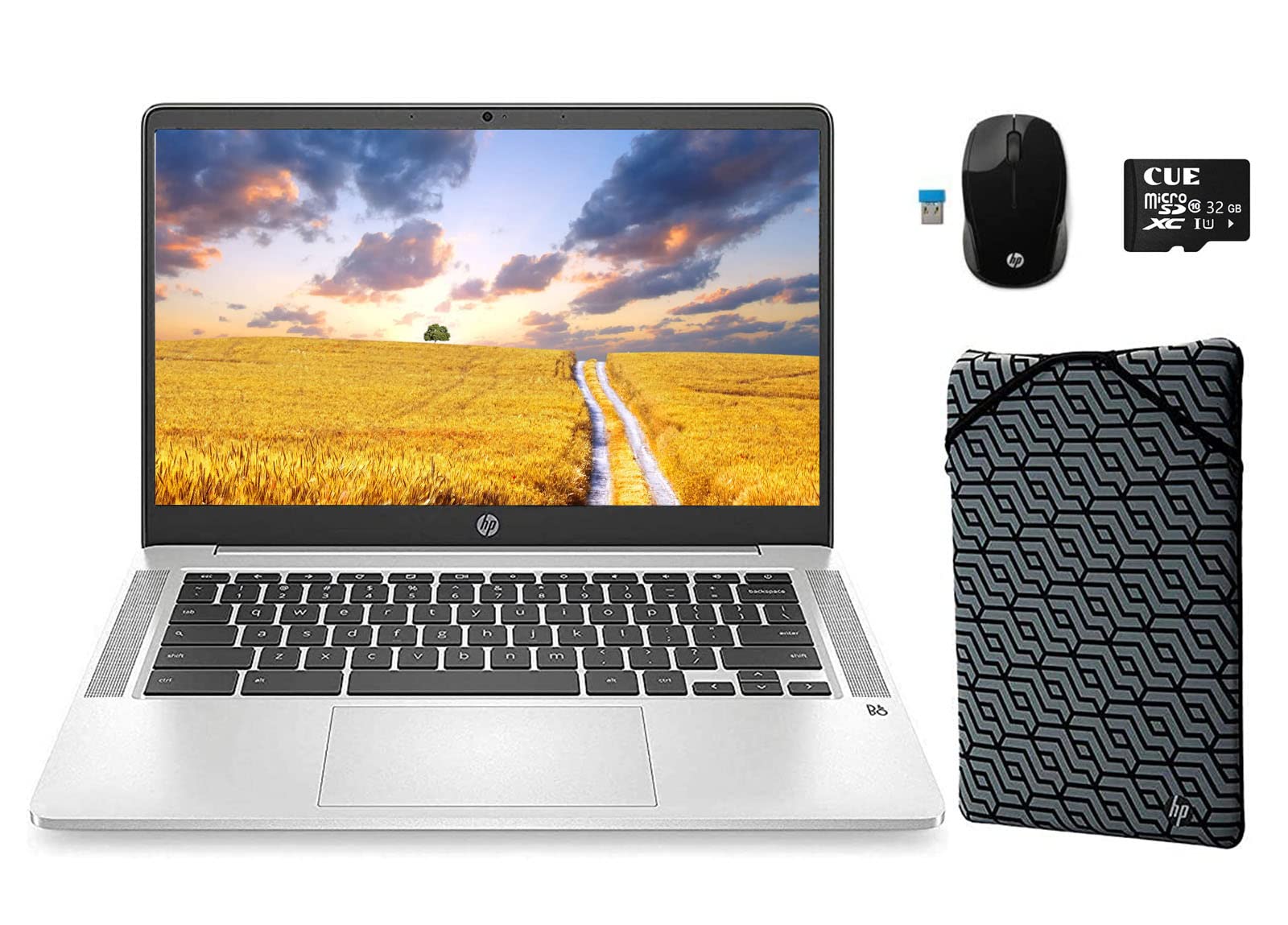 ノートPC hp - HP Google Chromebook 14a/N4000/4GB/64GB HP Chromebook 14-inch FHD Laptop, Intel Celeron N4000, 4 GB