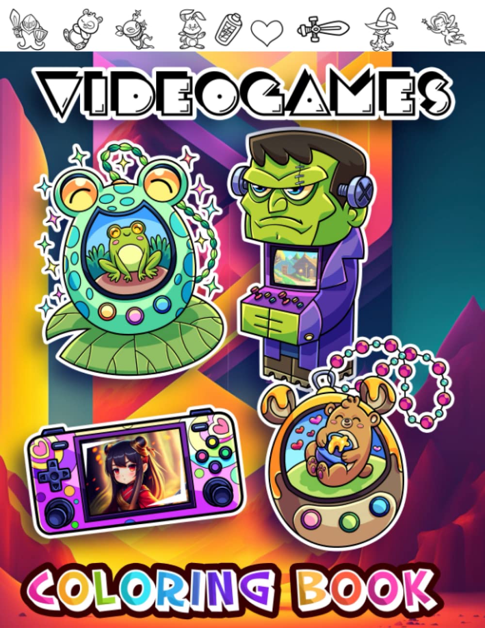 VIDEOGAMES: Coloring Book (Magical coloring books)