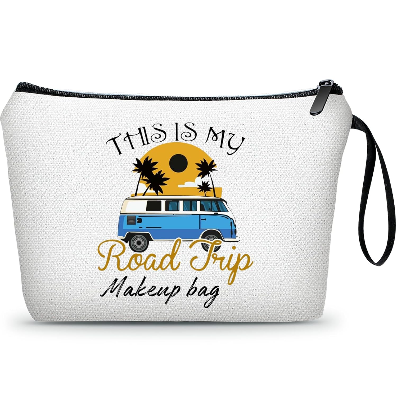 KONSOM Travel Cosmetic Bag - Perfect for Women's Gifts, Road Trips, Birthdays, Christmas & More