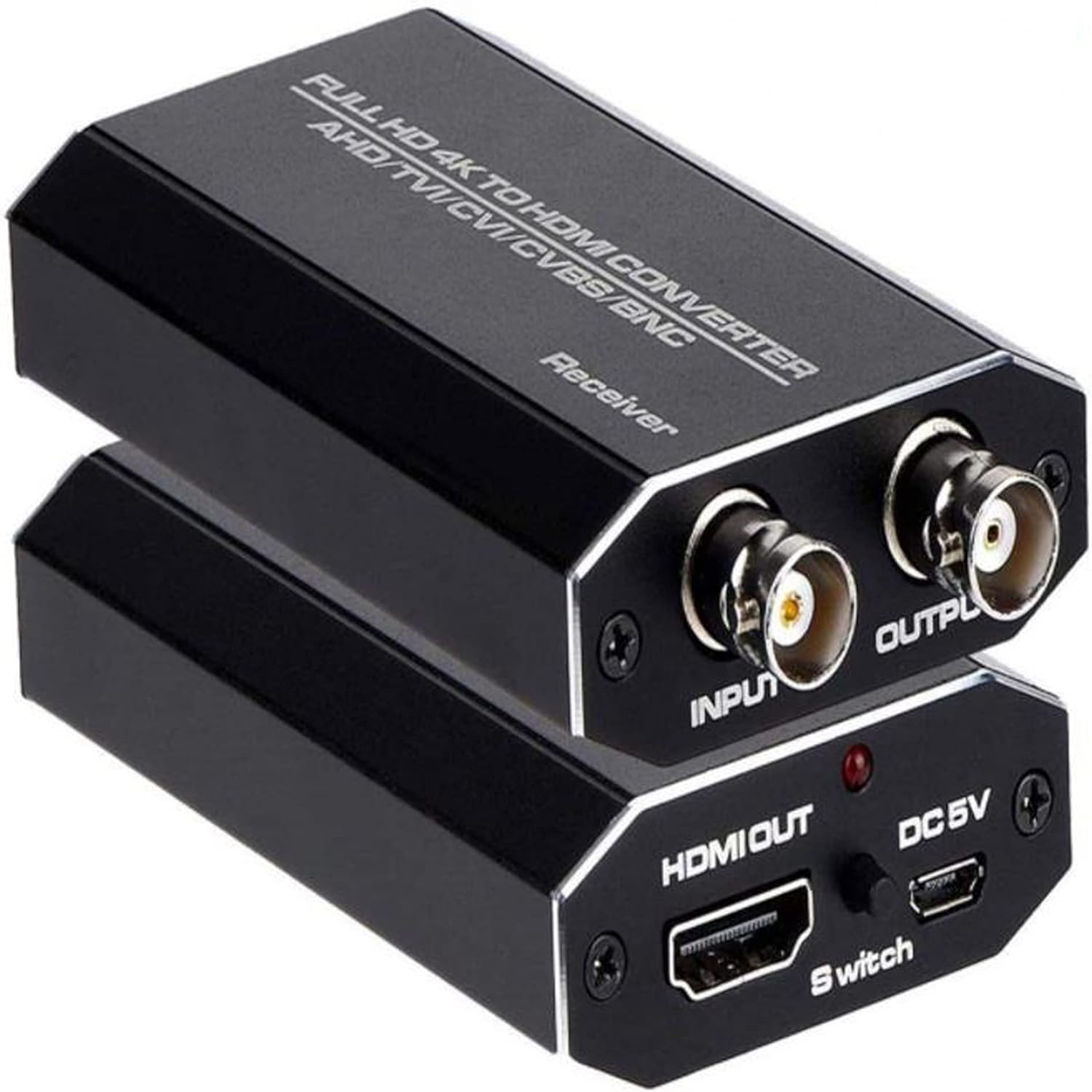 TVI CVI AHD CVBS to 1080P HDMI Output Plug and Play; It converts TVI