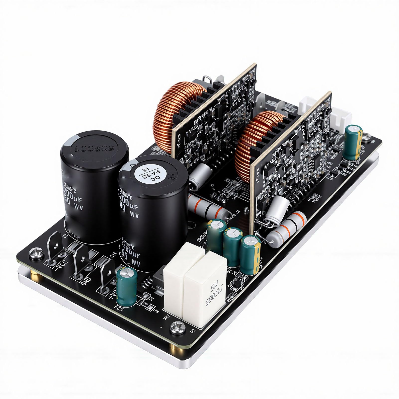Scheda Amplificatore a Doppio Canale, Potente Modulo Amplificatore di Potenza di Classe D, Uscita da 800 W per Sistemi Audio Domestici e Automobilistici, Materiale PCB