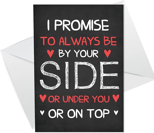 CHEEKY Rude Valentines Anniversary Card For Him Her Boyfriend Girlfriend Husband