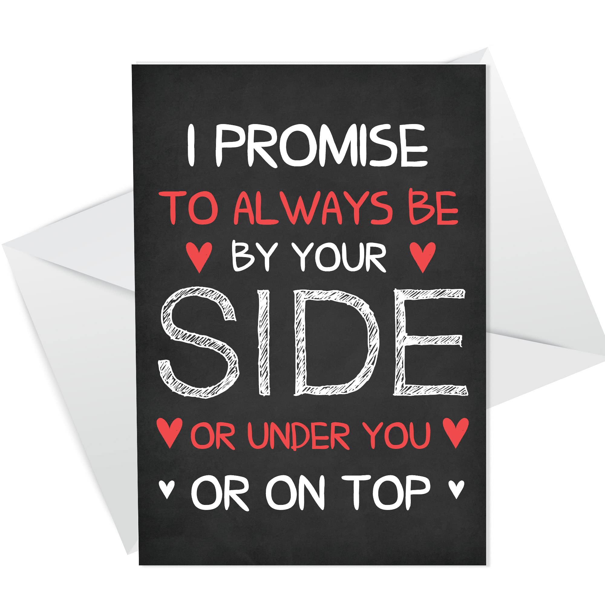 CHEEKY Rude Valentines Anniversary Card For Him Her Boyfriend Girlfriend Husband