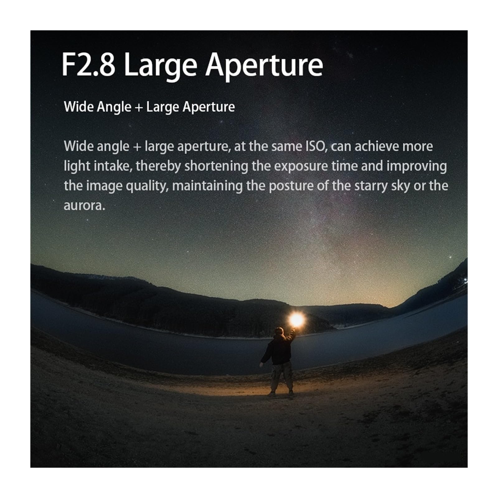 DSLR Camera Lens, Lente Ojo de pez F2.8 II de 7,5 mm, Compatible con Sony E