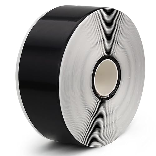 LLPT Cinta de vigueta de butilo para terrazas de 2 pulgadas x 50 pies, extra gruesa, cinta de protección de vigueta intermitente, resistente al