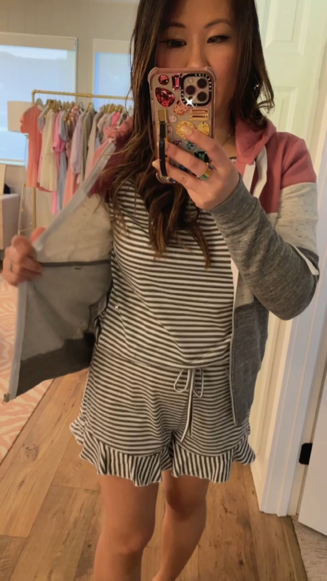 Doublju Lightweight Thin Zip-Up Hoodie Jacket for Women with Plus Size - Image 8