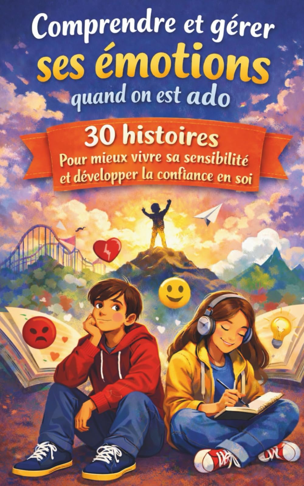 Comprendre et gérer ses émotions quand on est ado: 30 histoires pour mieux vivre sa sensibilité et développer la confiance en soi. Relations, stress, tristesse, colère…à l’adolescence, puberté