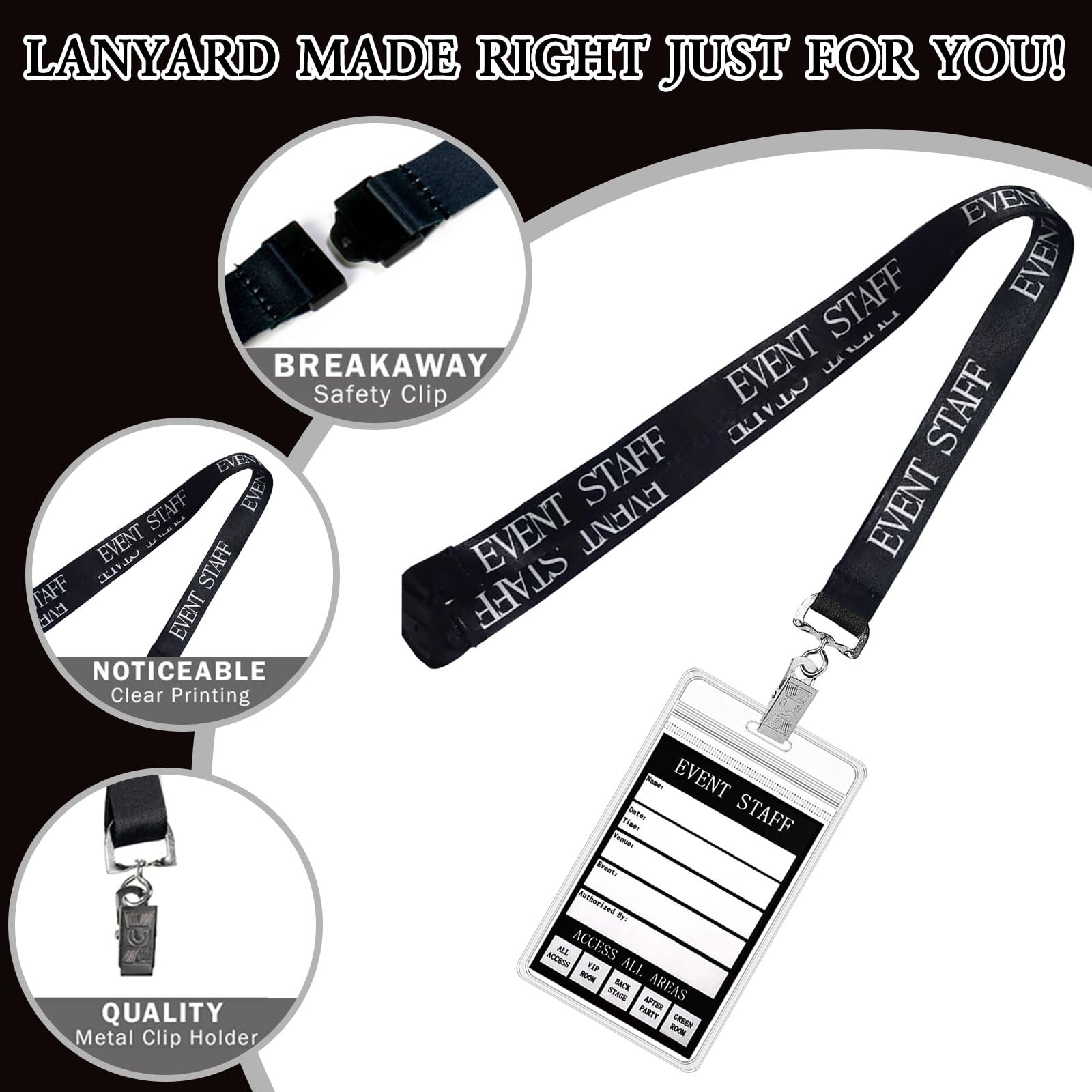 SQUARE ENIX DKΣ3713 スタッフパス ストラップ 本革ストラップ