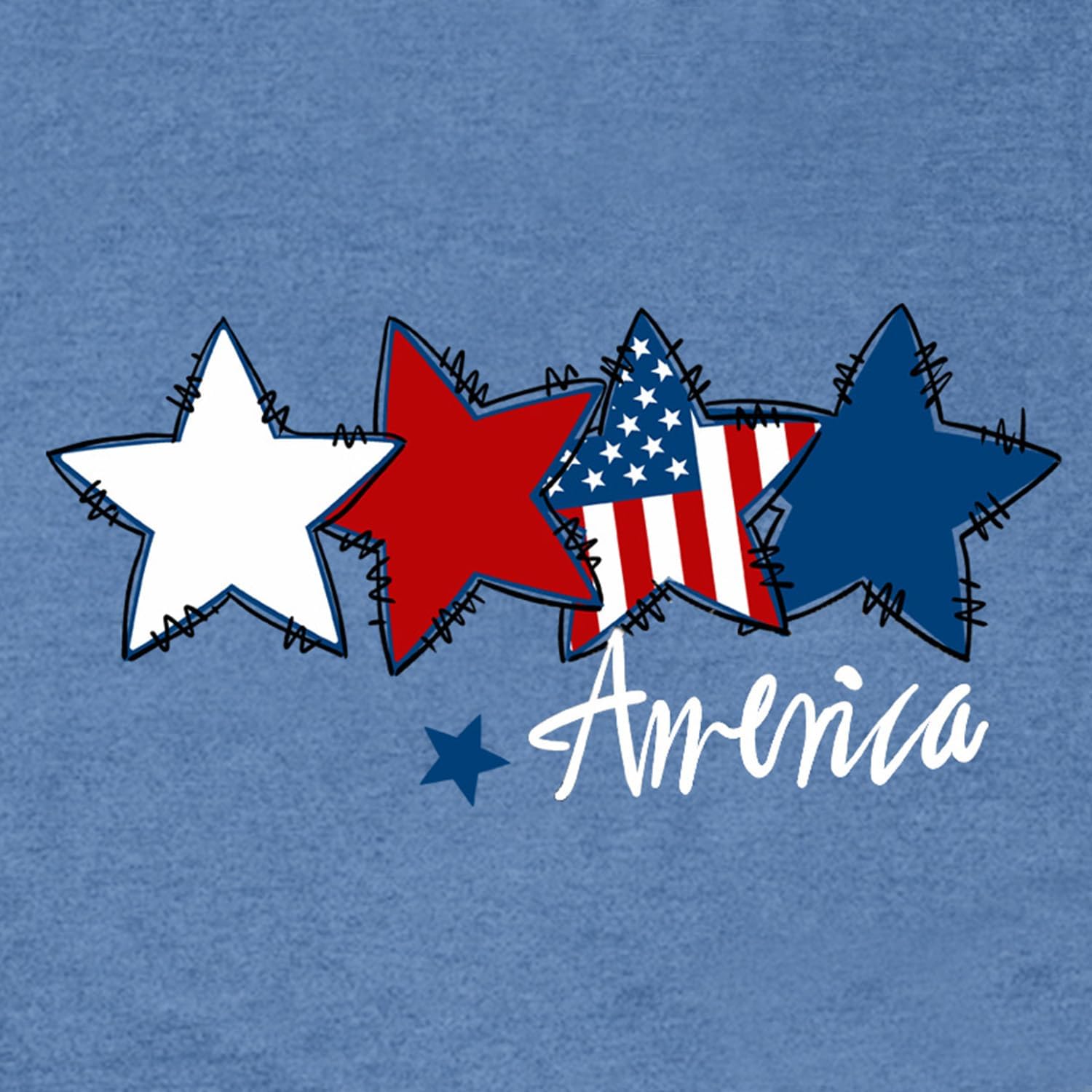 USA Shirt for Women American Flag T-Shirt 4th of July Patriotic Tee EST. 1776 Print Tops - Image 5