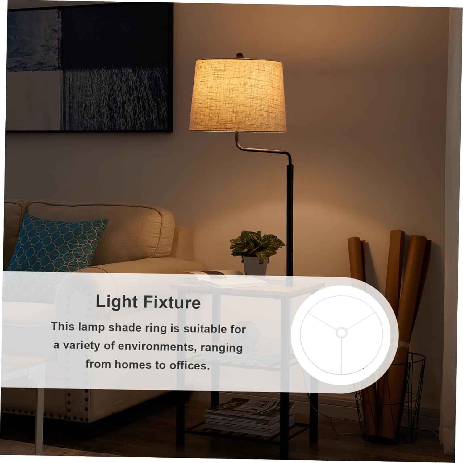 1pair Vintage Wire Lampshade Frame Socket for Custom Ceiling Table and Floor Lamps Elegant Design for Use