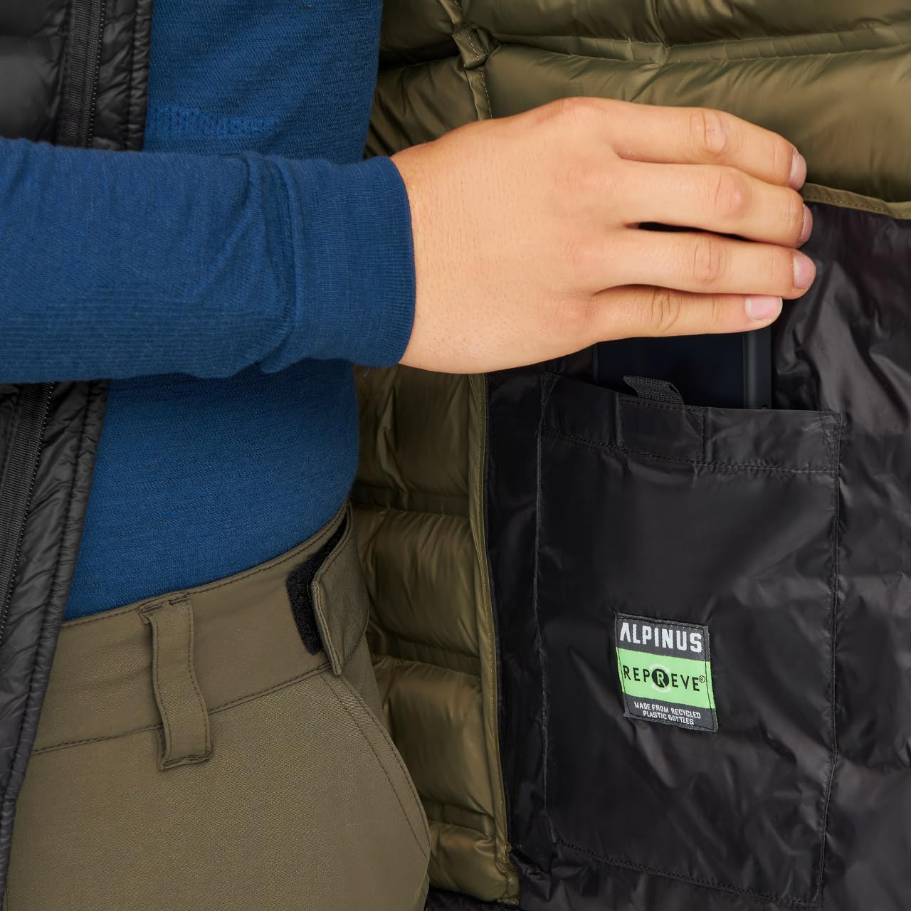 Alpinus Kamizelka męska Artos czarna Active SF11051