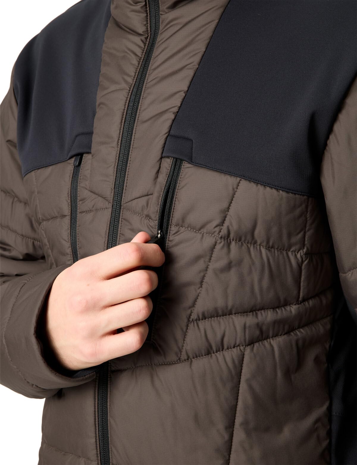 VAUDE Men's Minaki Jacket IV - Chaqueta térmica para bicicleta de montaña para hombre, con protección contra salpicaduras impermeable en la espalda baja