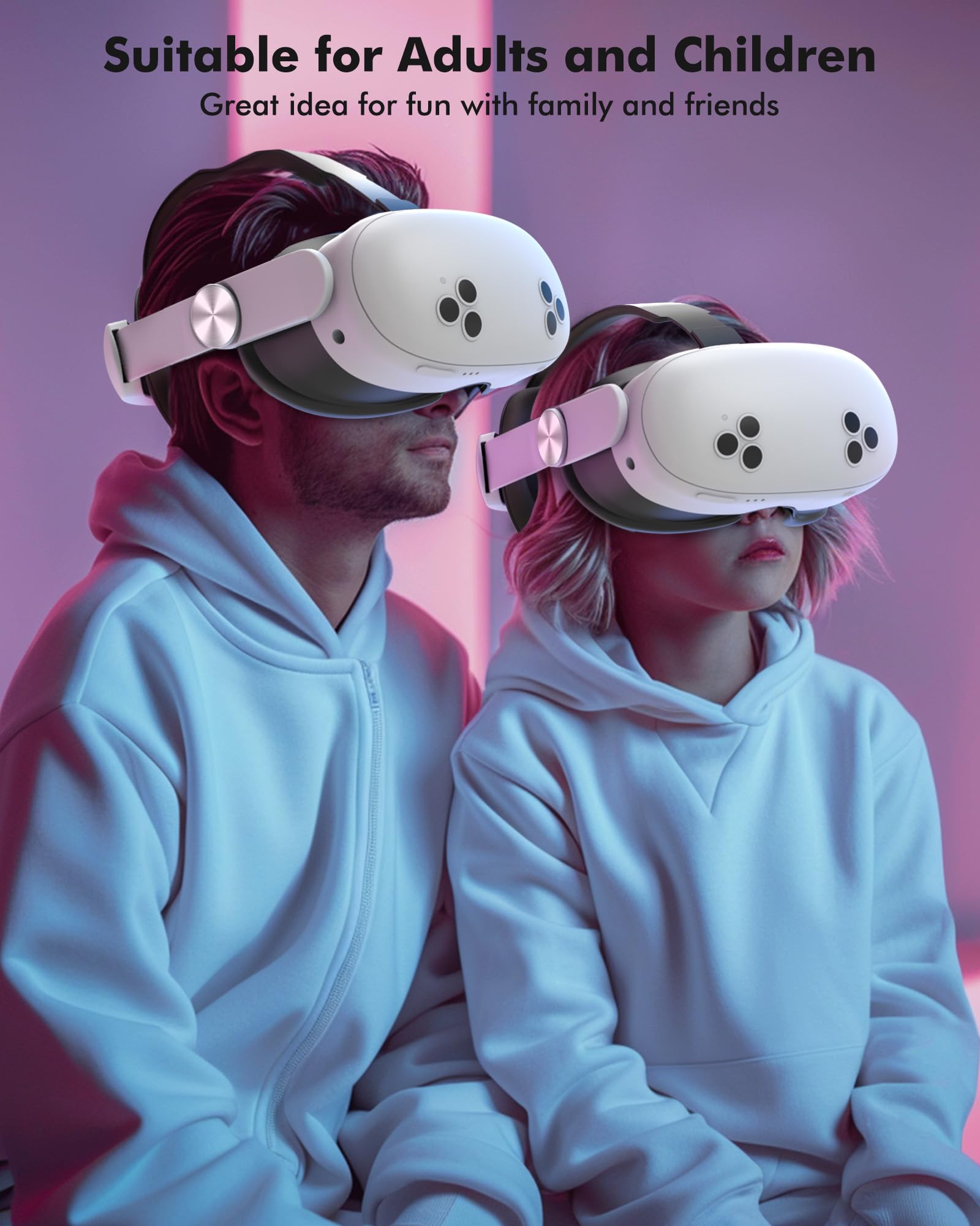NEWENMO Headstrap Kompatibel mit Meta Quest 3S, Komfort Elite Strap für Oculus Quest 3S Zubehör, verstellbares Kopfband Ersatz reduziert den Druck und verbessert die Unterstützung in VR