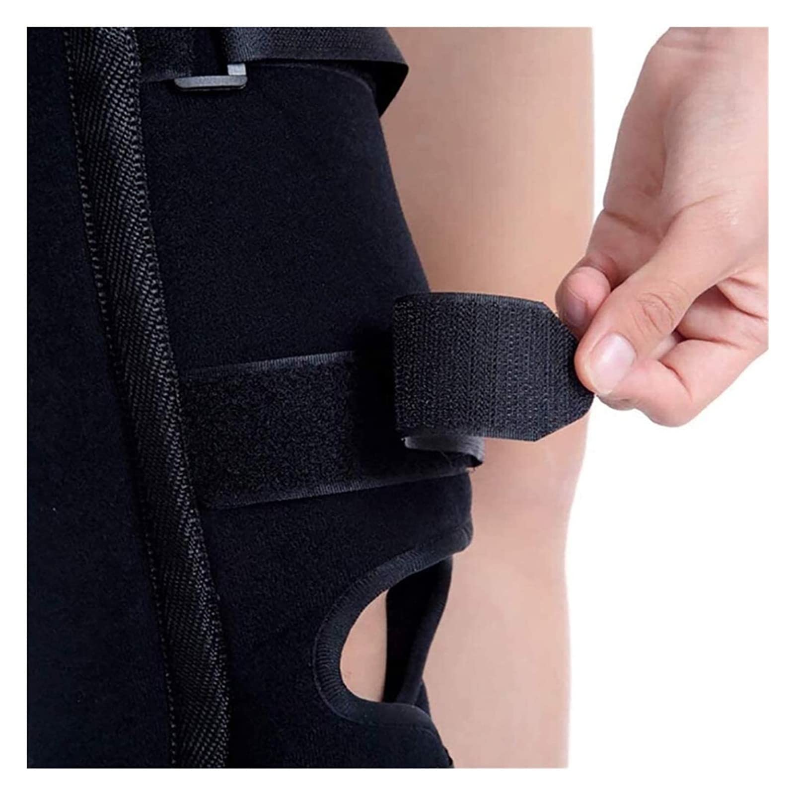 Tobillera Ajustable Inmovilizador de Pierna Transpirable Suave Utilizado para Dolor en Las Articulaciones Equipo de Protección del Ligamento del tendón 22.7.27 (Color : L)