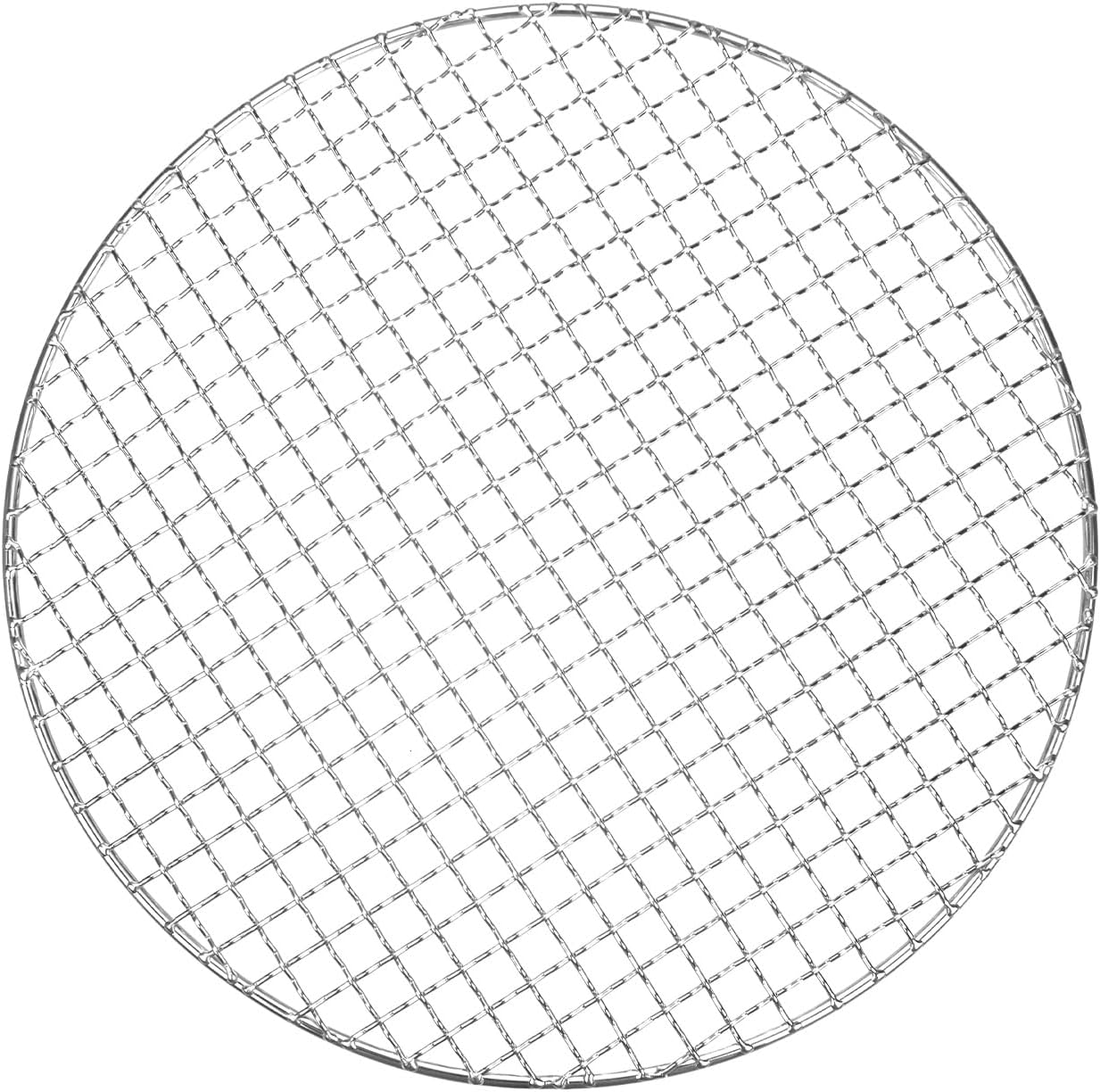 M METERXITY Cooling Rack, 12" Round Stainless Steel Baking Rack for BBQ/Cooking/Roasting/Grilling/Steaming/Drying, Wire Cooling Rack for Baking [Silver]