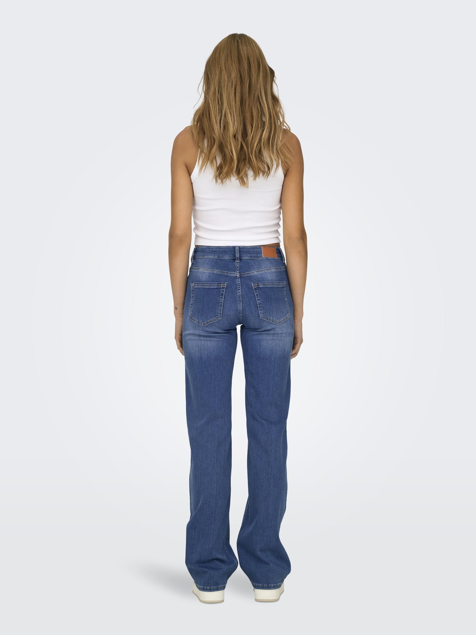 ONLY Straight Fit Jeans ONLBLUSH Mid Waist Straight Fit Jeans