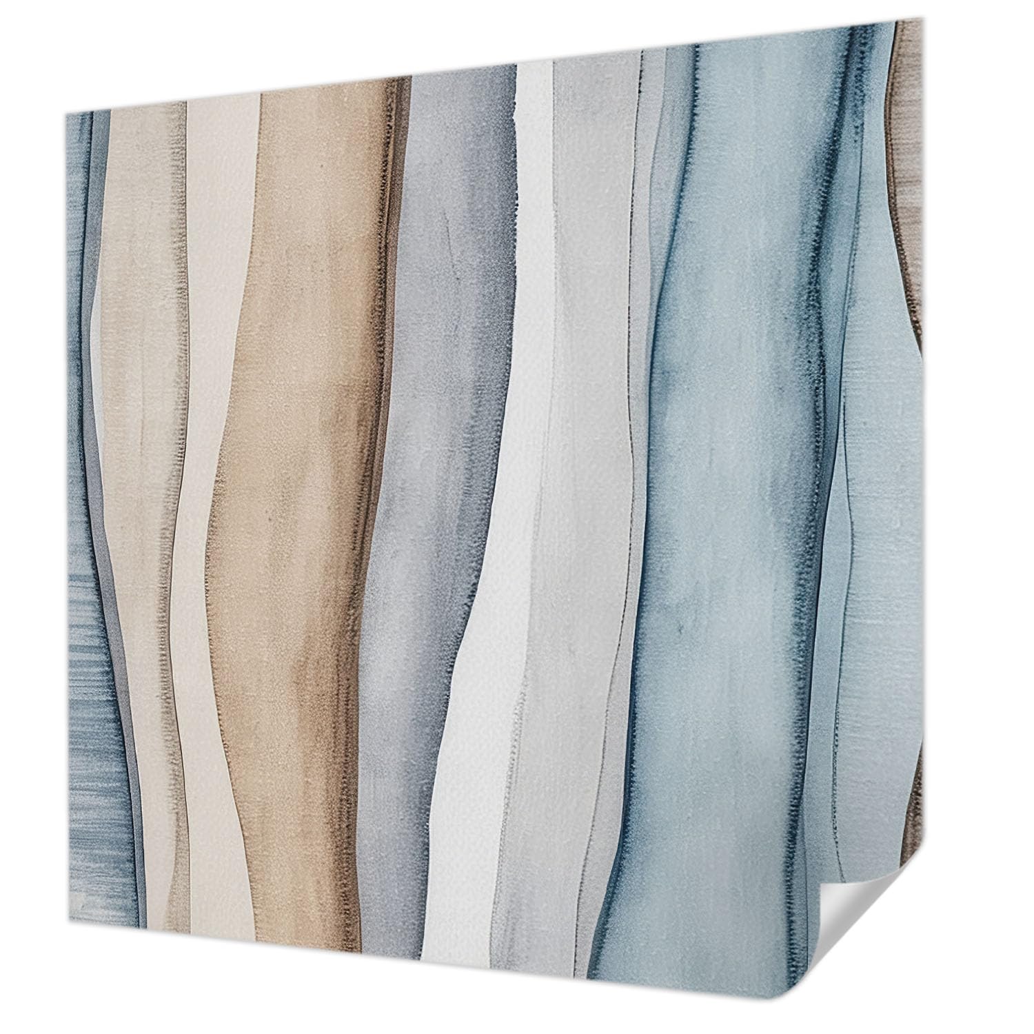 Papier peint rayures abstraites Tulup 250x250 cm autocollant