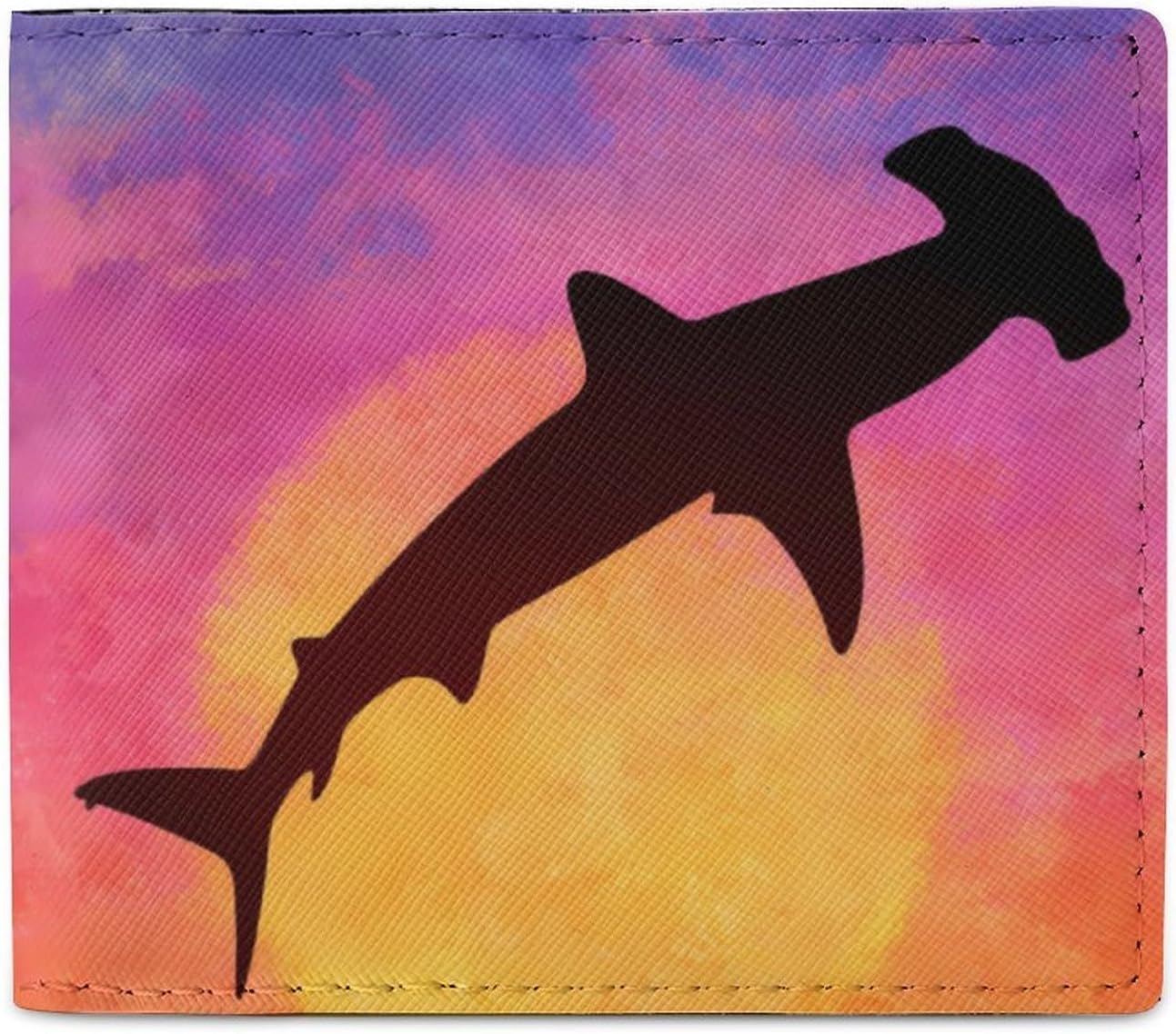 Hammerhead Shark1 Novelty Wallets Slim Soft Front Pockets Bifold Wallet with ID Credit Card Holder