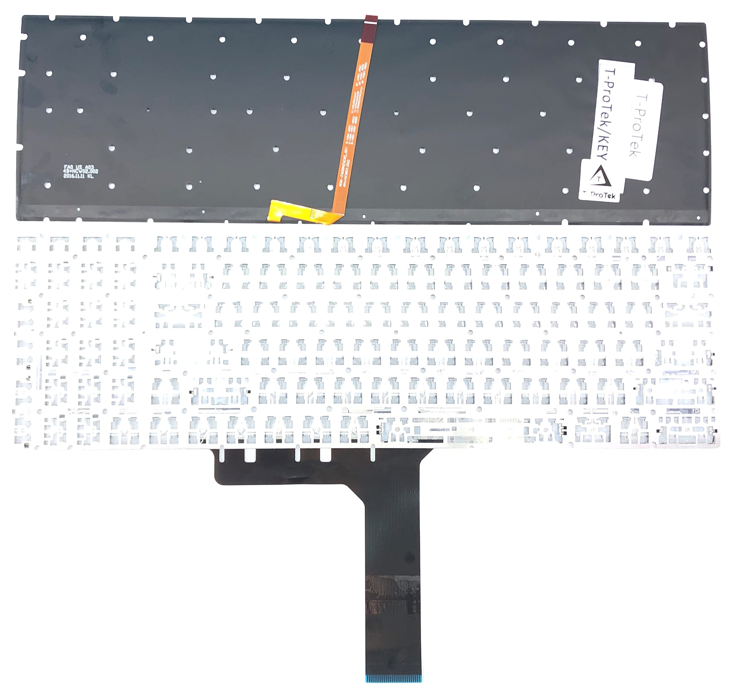 Teclado alemán compatible con MSI GT72 2PC Dominator