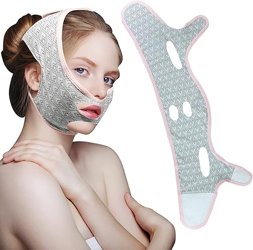 Máscara de sueño para esculpir la cara de belleza, máscara de elevación de línea en V, reductor de barbilla, escultor de cara, máscara de elevación