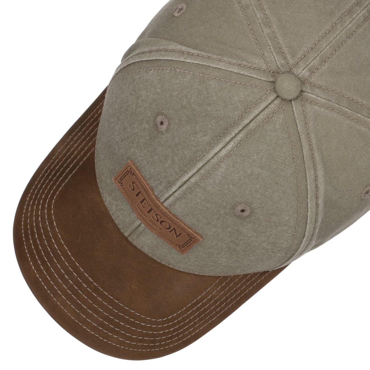 Stetson Rustic UV-Schutz 40+ Baseballcap 6 Panel Strapback Herren Sommer Winter