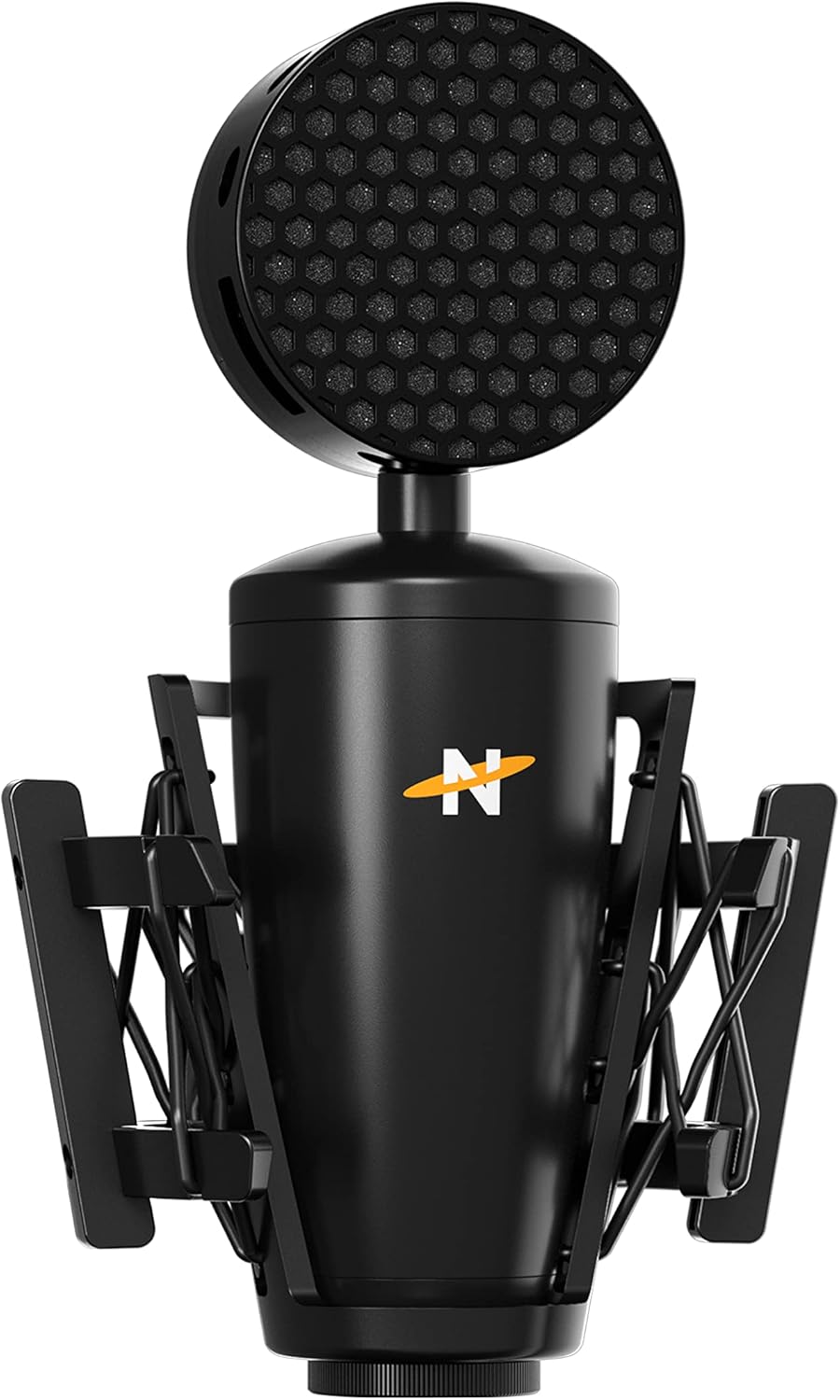 Neat King Bee II - Cardioid Large Diaphragm True Condenser Microphone Includes Shock Mount and Pop Filter, for Vocal Recording, Podcasting, and Streaming, XLR Output - Black