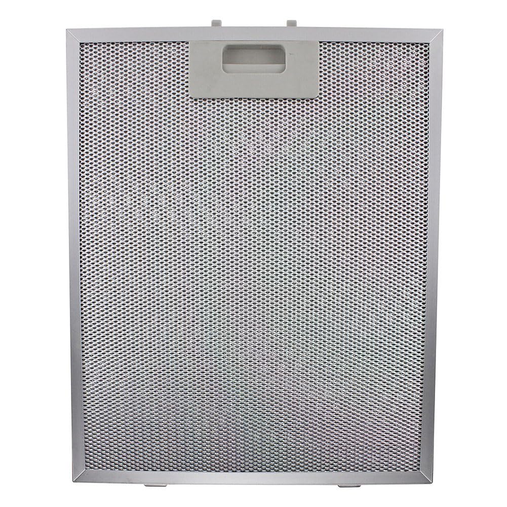 Filtro Metálico Plateado Para Campana Extractora 350 X 285 X 9mm Reemplazo Del Filtro Metálico De Malla Para Grasa De Cocina Con Ventilación