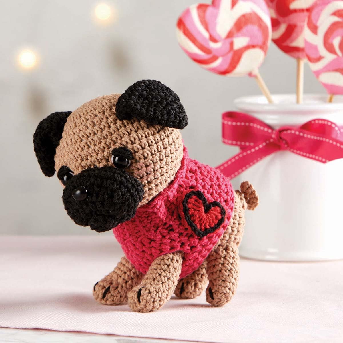 Herrschners Love Pug Crochet Kit