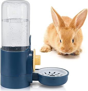 PORFOYO Automatischer Futter- & Wasserspender Für Kaninchen - 2x 1000ml