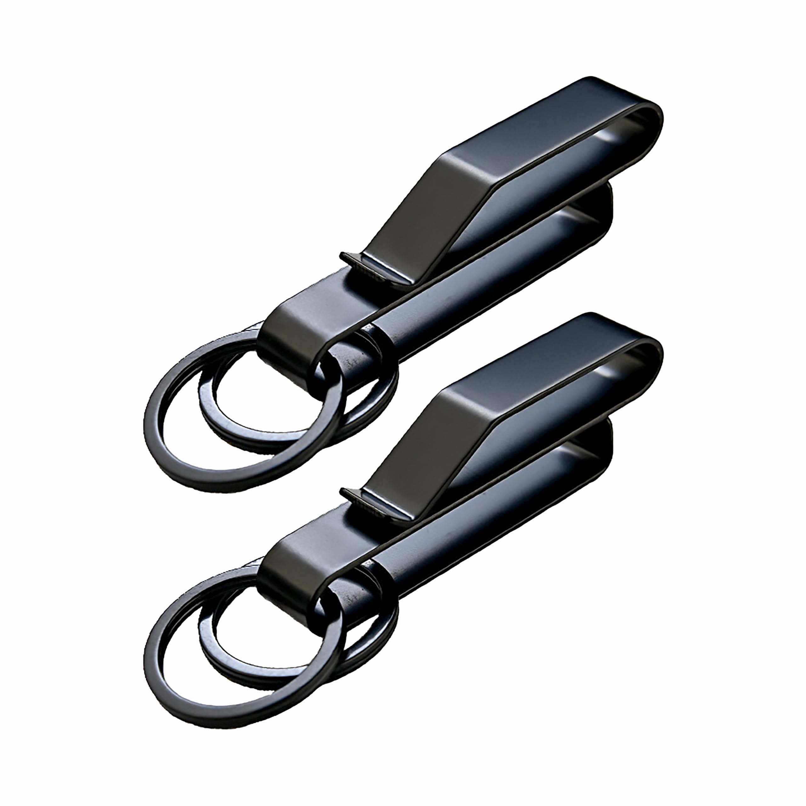 2 piezas Llavero Táctico, de Acero Inoxidable para Cinturones de Trabajo, Llavero Chaleco Policia, de Extracción Rápida y Alta Resistencia, Accesorios Cinturón Policial, y Cuerpos de Seguridad.
