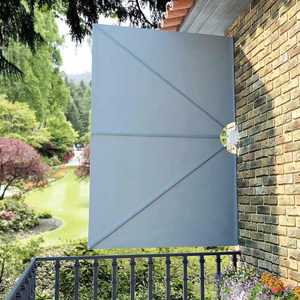 Markiza boczna składana taras szary 240x160 cm