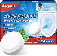 Vista 9 de Vacplus Limpiadores de Taza de Inodoro – PAQUETE DE 12, Limpiador de Inodoro Doméstico, Limpiadores Automáticos de Taza de Inodoro con Lejía