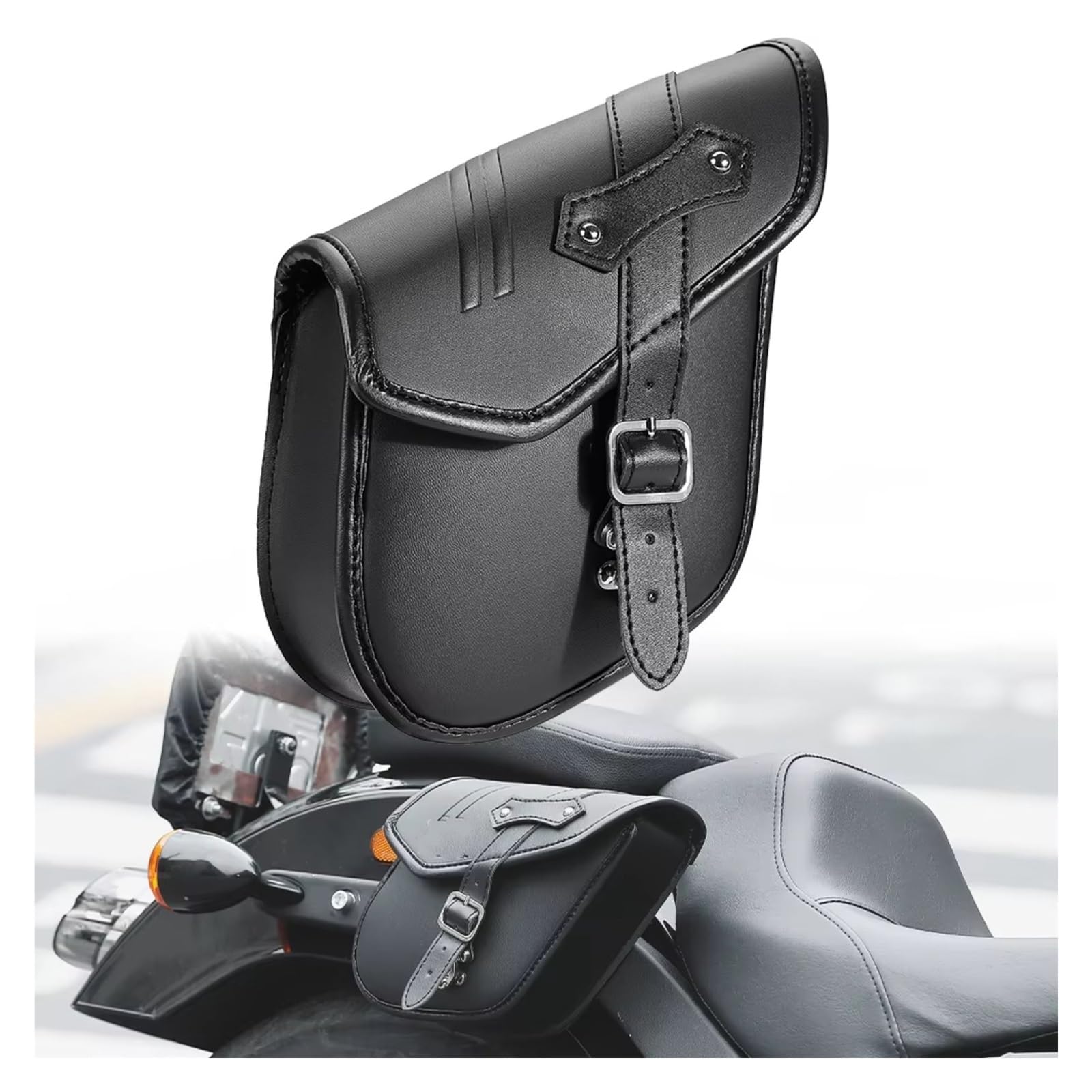 Compatibile Con Sportster 883 1200 Per Softail Per Dyna 1 Pz Moto Borsa Laterale Bisaccia Strumento Stoccaggio Borse Utensili Parti Sacche Moto