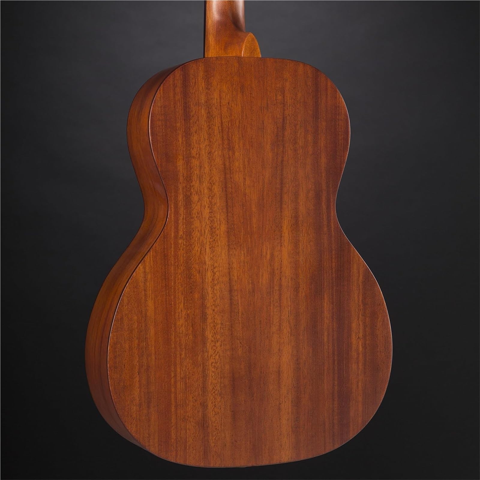 Guitare Six Cordes Couleur Bois Naturel Avec Manche Rond Et Corps En Acajou Guitare Électrique Débutants